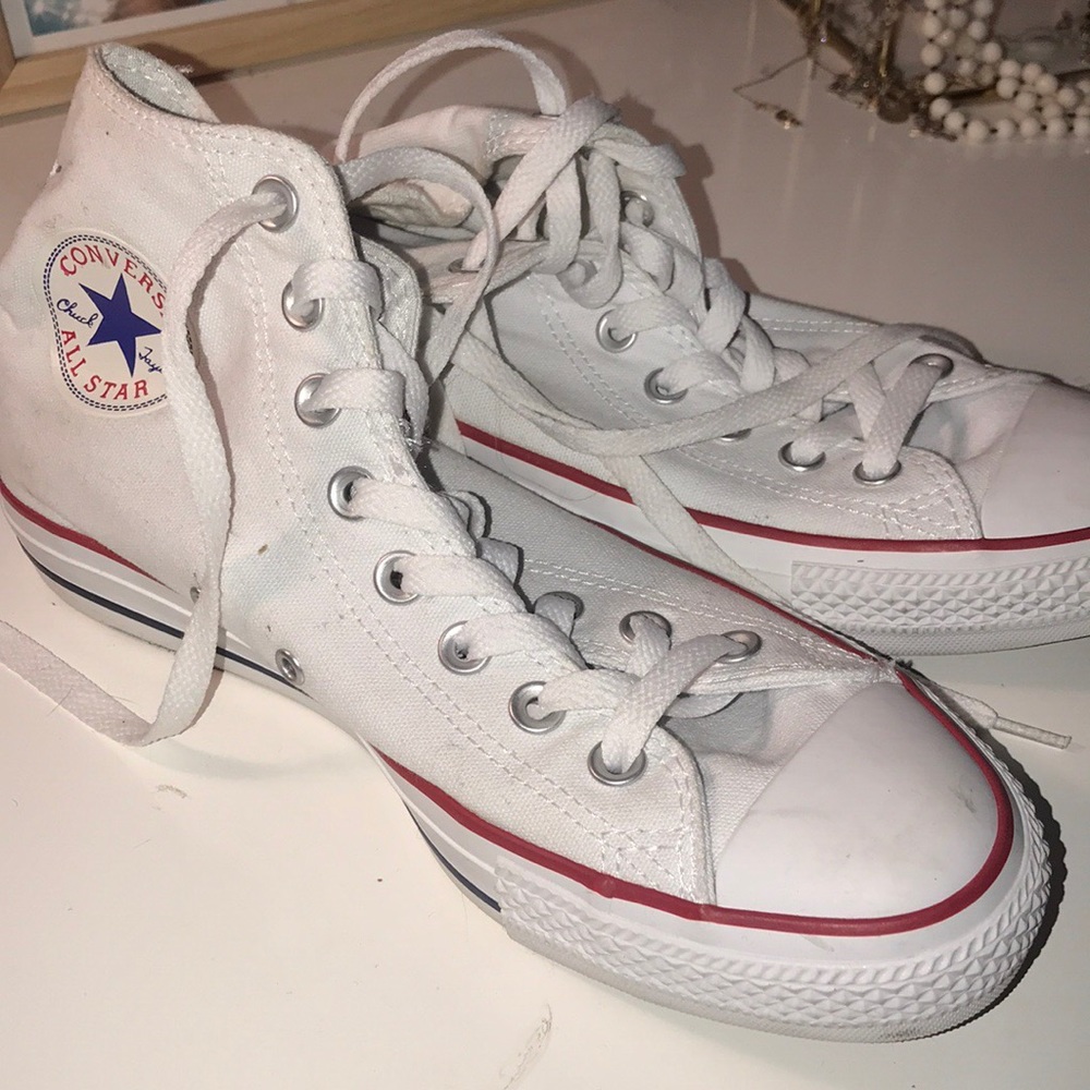 White high top converse